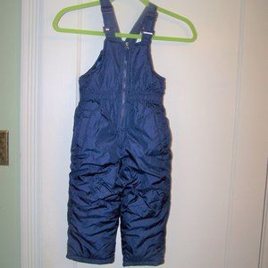 Children's Pink Platinum Snow Pants Blue Bib Overalls 3T